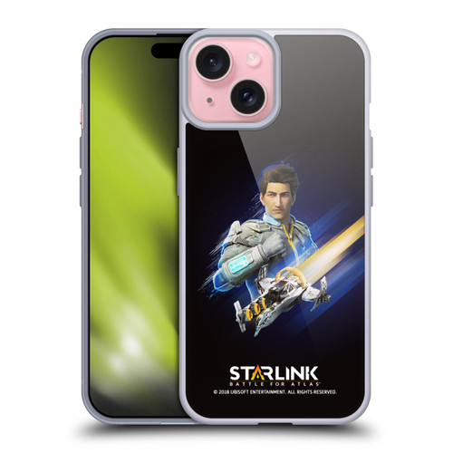 Starlink Battle for Atlas Character Art Mason Arana Soft Gel Case for Apple iPhone 15