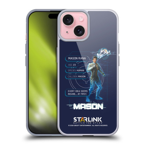 Starlink Battle for Atlas Character Art Mason Soft Gel Case for Apple iPhone 15