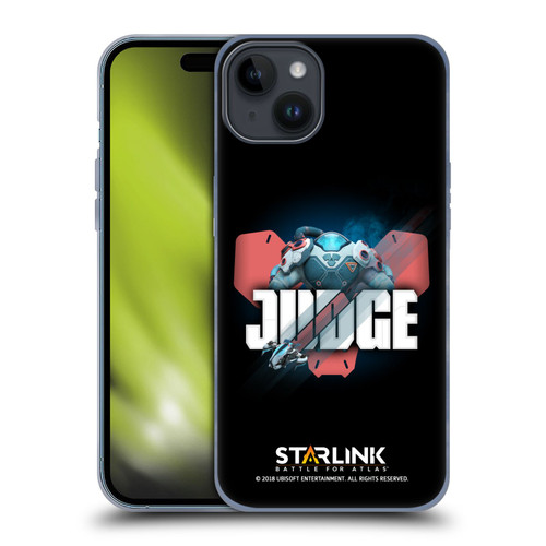 Starlink Battle for Atlas Character Art Judge Soft Gel Case for Apple iPhone 15 Plus