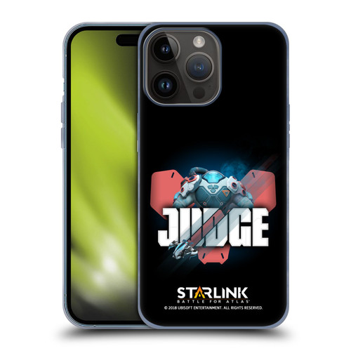Starlink Battle for Atlas Character Art Judge Soft Gel Case for Apple iPhone 15 Pro Max
