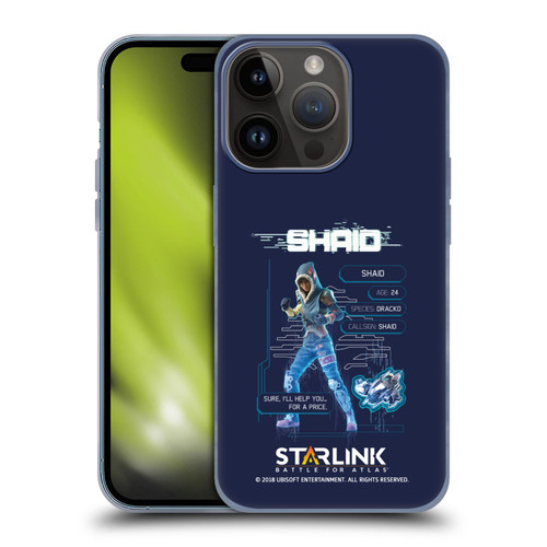 Starlink Battle for Atlas Character Art Shaid 2 Soft Gel Case for Apple iPhone 15 Pro