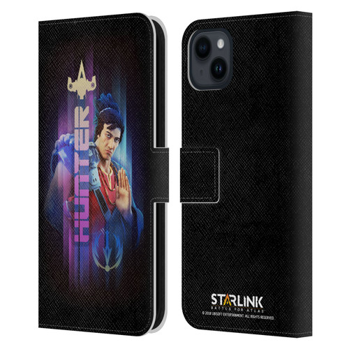 Starlink Battle for Atlas Character Art Hunter Hakka Leather Book Wallet Case Cover For Apple iPhone 15 Plus