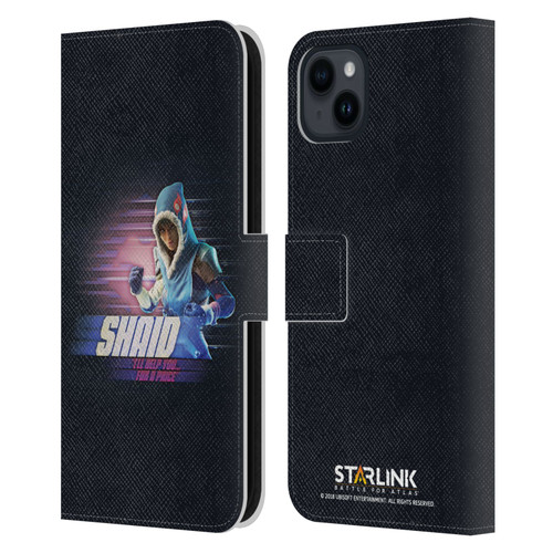 Starlink Battle for Atlas Character Art Shaid Leather Book Wallet Case Cover For Apple iPhone 15 Plus