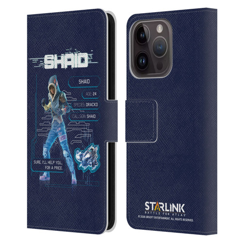 Starlink Battle for Atlas Character Art Shaid 2 Leather Book Wallet Case Cover For Apple iPhone 15 Pro