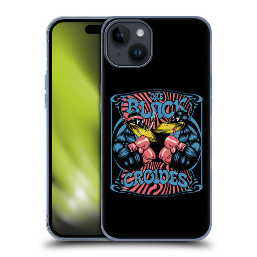 The Black Crowes Graphics Boxing Soft Gel Case for Apple iPhone 15 Plus