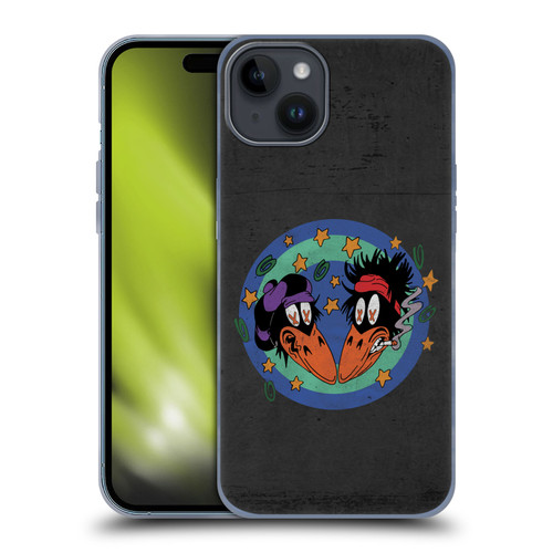 The Black Crowes Graphics Distressed Soft Gel Case for Apple iPhone 15 Plus