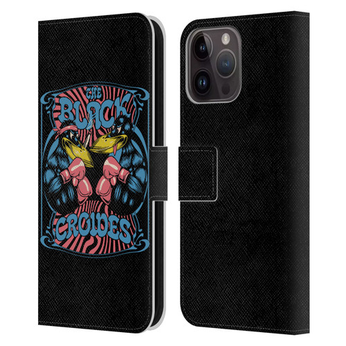 The Black Crowes Graphics Boxing Leather Book Wallet Case Cover For Apple iPhone 15 Pro Max