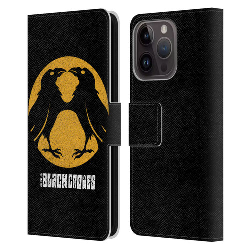 The Black Crowes Graphics Circle Leather Book Wallet Case Cover For Apple iPhone 15 Pro