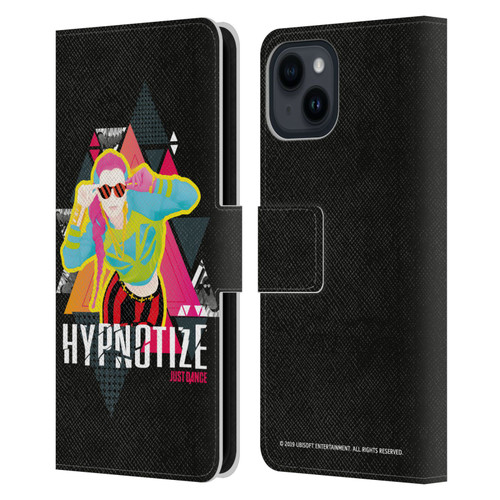Just Dance Artwork Compositions Hypnotize Leather Book Wallet Case Cover For Apple iPhone 15