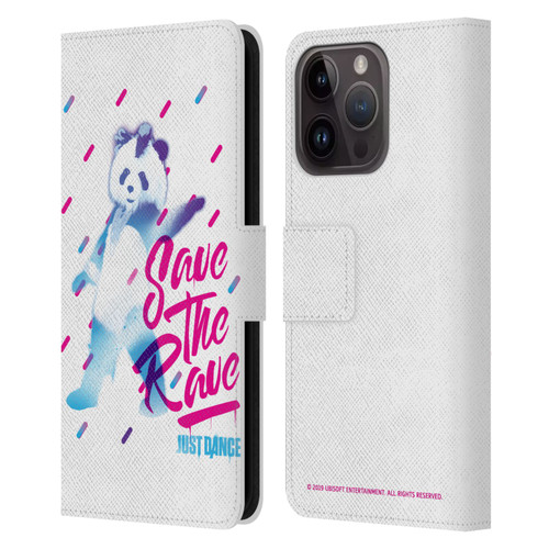 Just Dance Artwork Compositions Save The Rave Leather Book Wallet Case Cover For Apple iPhone 15 Pro