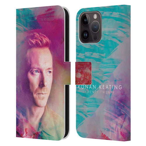 Ronan Keating Twenty Twenty Key Art Leather Book Wallet Case Cover For Apple iPhone 15 Pro Max