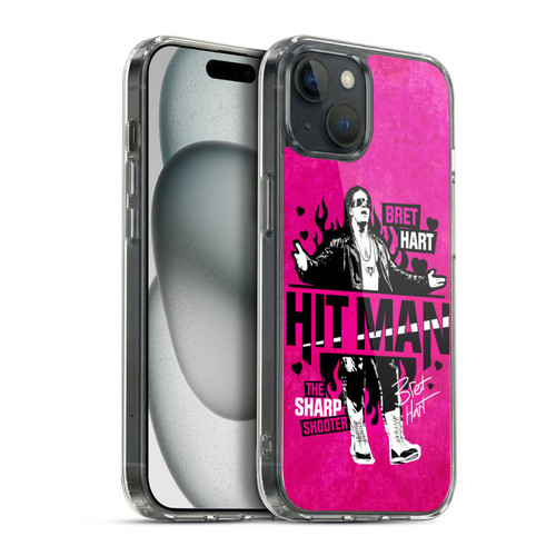 WWE Bret Hart Hitman Soft Gel Case for Apple iPhone 15 Plus & MagSafe