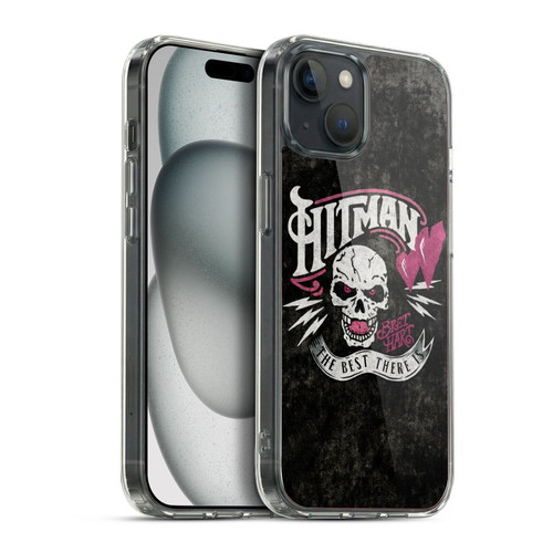WWE Bret Hart Hitman Logo Soft Gel Case for Apple iPhone 15 Plus & MagSafe