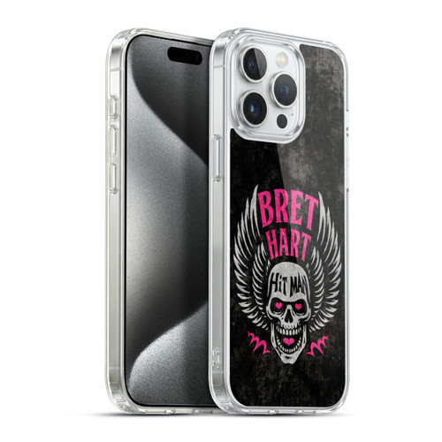 WWE Bret Hart Hitman Skull Soft Gel Case for Apple iPhone 15 Pro Max & MagSafe