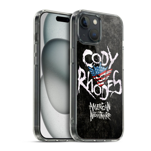 WWE Cody Rhodes Distressed Name Soft Gel Case for Apple iPhone 15 & MagSafe