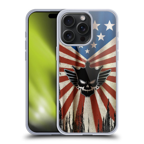 WWE Cody Rhodes Distressed Flag Soft Gel Case for Apple iPhone 15 Pro Max & MagSafe