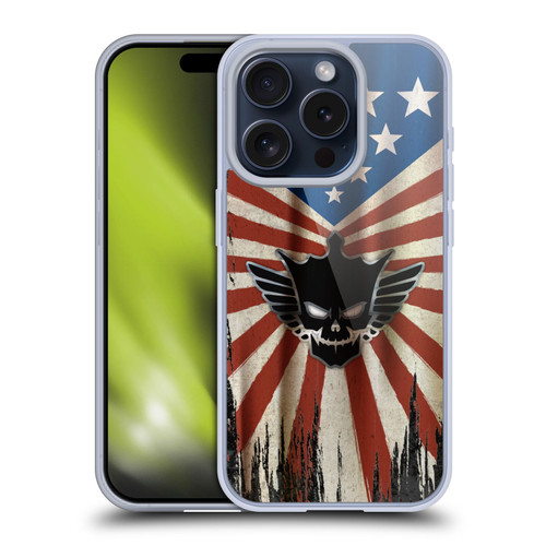 WWE Cody Rhodes Distressed Flag Soft Gel Case for Apple iPhone 15 Pro & MagSafe