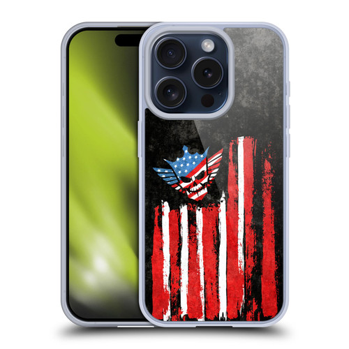 WWE Cody Rhodes Superstar Flag Soft Gel Case for Apple iPhone 15 Pro & MagSafe