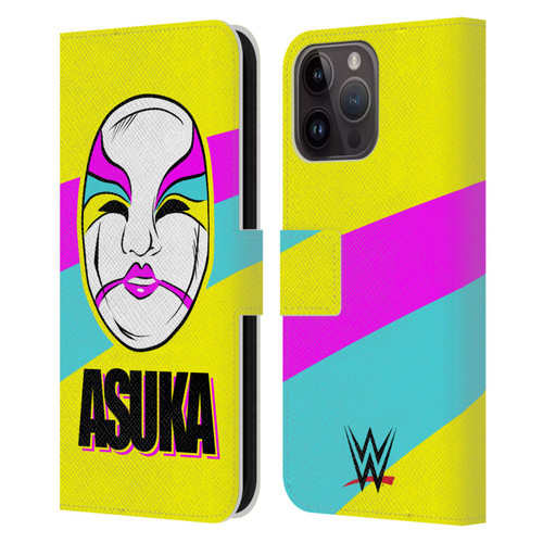 WWE Asuka The Empress Leather Book Wallet Case Cover For Apple iPhone 15 Pro Max