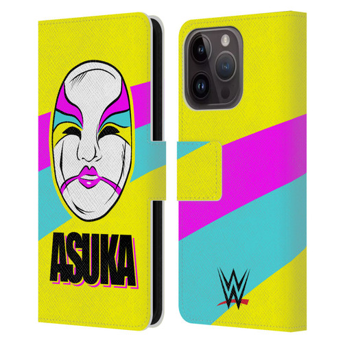 WWE Asuka The Empress Leather Book Wallet Case Cover For Apple iPhone 15 Pro