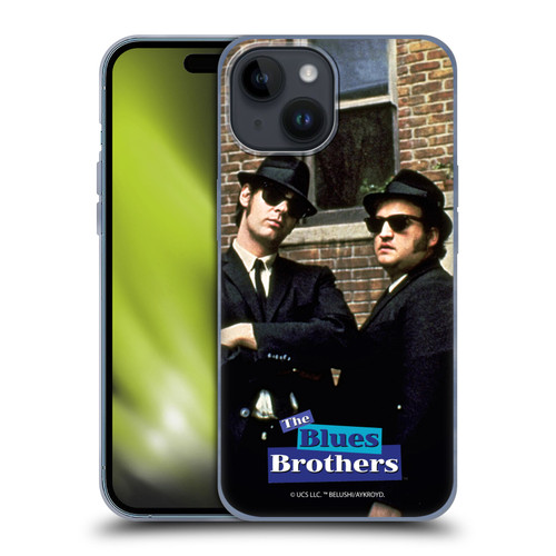 The Blues Brothers Graphics Photo Soft Gel Case for Apple iPhone 15