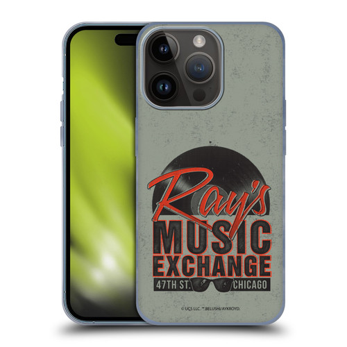 The Blues Brothers Graphics Ray's Music Exchange Soft Gel Case for Apple iPhone 15 Pro