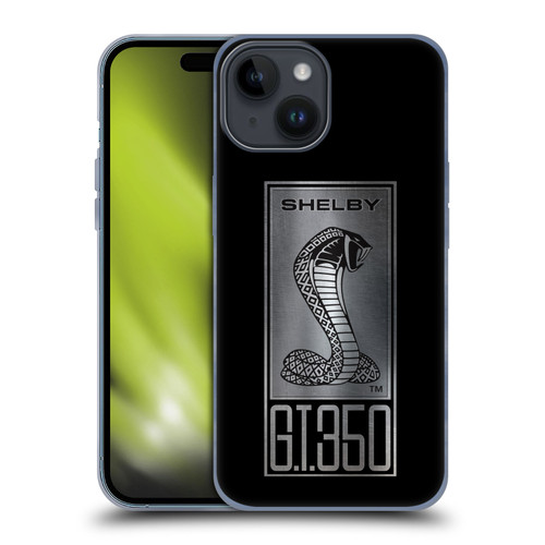 Shelby Car Graphics GT350 Soft Gel Case for Apple iPhone 15