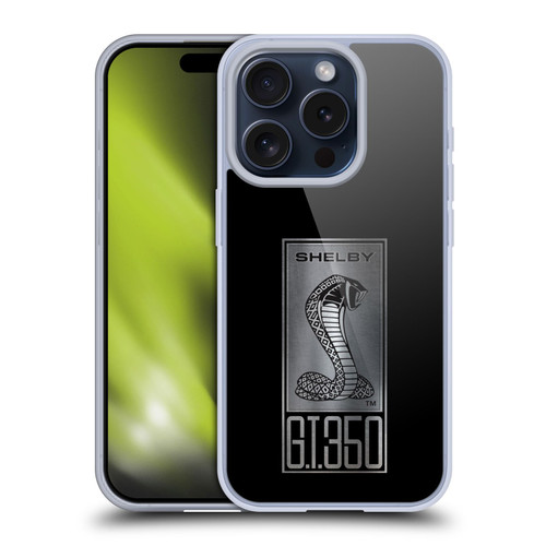 Shelby Car Graphics GT350 Soft Gel Case for Apple iPhone 15 Pro & MagSafe