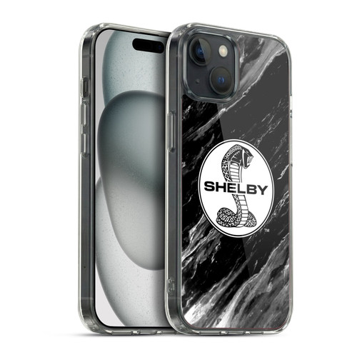 Shelby Logos Marble Soft Gel Case for Apple iPhone 15 Plus