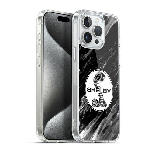 Shelby Logos Marble Soft Gel Case for Apple iPhone 15 Pro Max