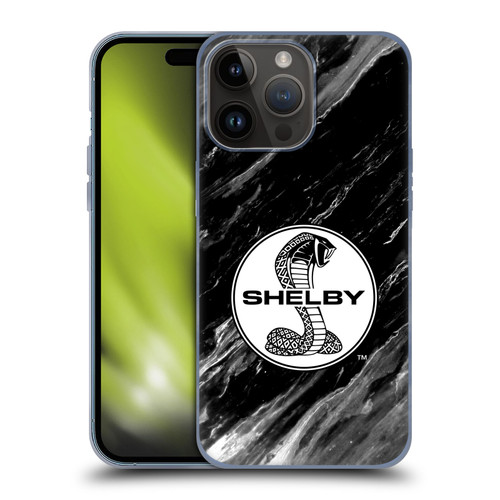 Shelby Logos Marble Soft Gel Case for Apple iPhone 15 Pro Max