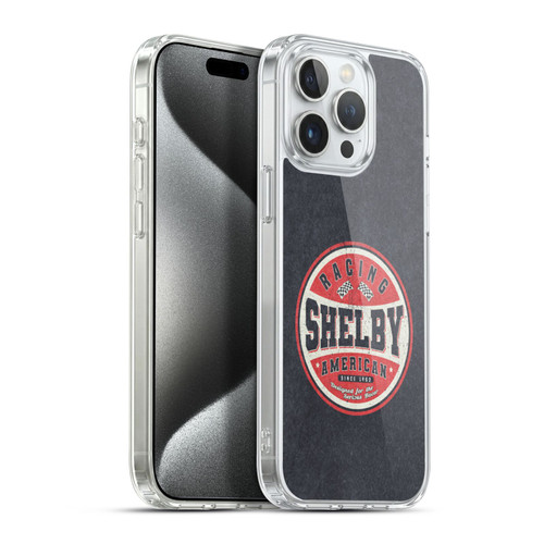 Shelby Logos Vintage Badge Soft Gel Case for Apple iPhone 15 Pro Max