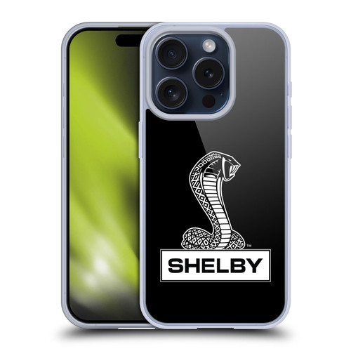 Shelby Logos Plain Soft Gel Case for Apple iPhone 15 Pro