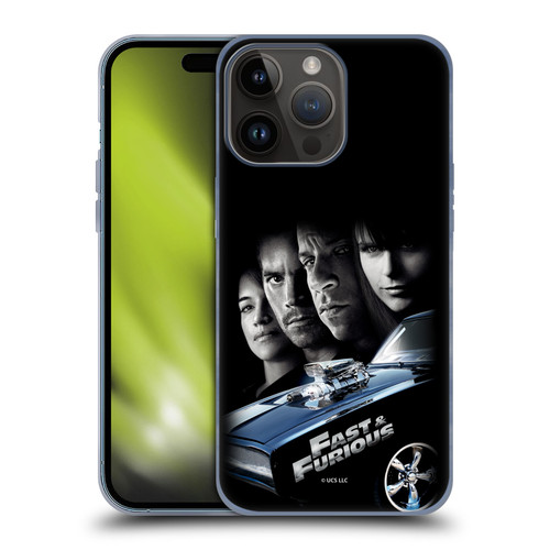 Fast & Furious Franchise Key Art 2009 Movie Soft Gel Case for Apple iPhone 15 Pro Max