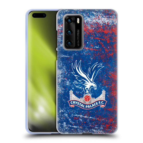 Crystal Palace FC Crest Distressed Soft Gel Case for Huawei P40 5G
