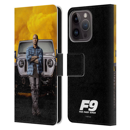 Fast & Furious Franchise Key Art F9 The Fast Saga Roman Leather Book Wallet Case Cover For Apple iPhone 15 Pro
