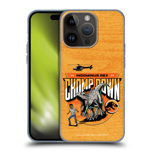 Jurassic World: Camp Cretaceous Character Art Champ Down Soft Gel Case for Apple iPhone 15 Pro