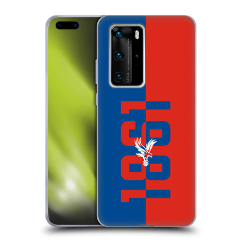 Crystal Palace FC Crest 1861 Soft Gel Case for Huawei P40 Pro / P40 Pro Plus 5G