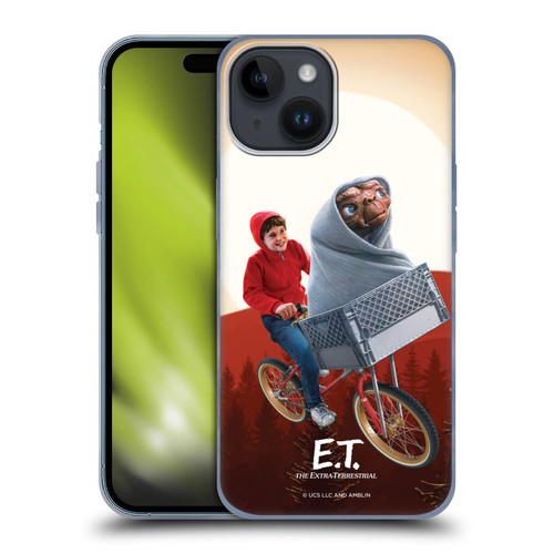 E.T. Graphics Elliot And E.T. Soft Gel Case for Apple iPhone 15