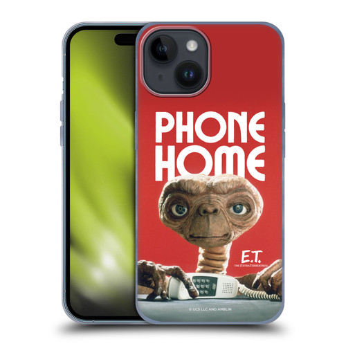 E.T. Graphics Phone Home Soft Gel Case for Apple iPhone 15