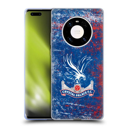 Crystal Palace FC Crest Distressed Soft Gel Case for Huawei Mate 40 Pro 5G