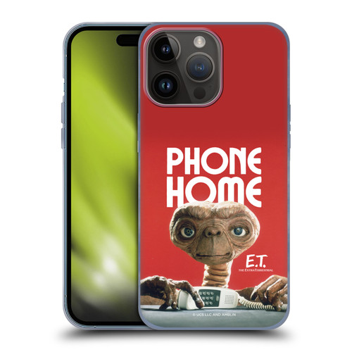 E.T. Graphics Phone Home Soft Gel Case for Apple iPhone 15 Pro Max