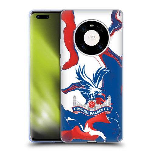 Crystal Palace FC Crest Marble Soft Gel Case for Huawei Mate 40 Pro 5G