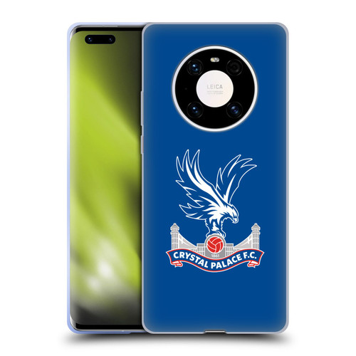 Crystal Palace FC Crest Plain Soft Gel Case for Huawei Mate 40 Pro 5G