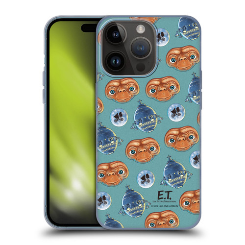 E.T. Graphics Pattern Soft Gel Case for Apple iPhone 15 Pro