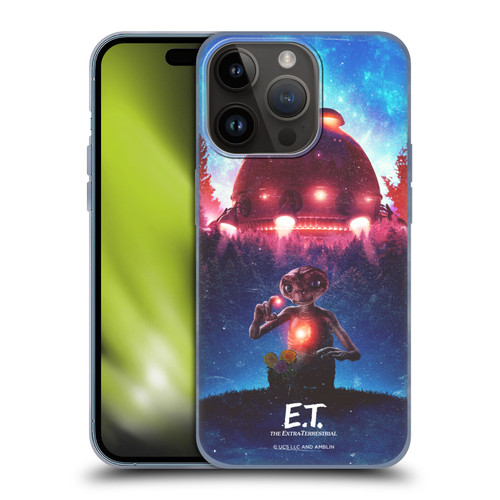 E.T. Graphics Spaceship Soft Gel Case for Apple iPhone 15 Pro