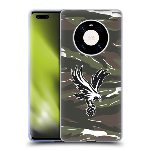Crystal Palace FC Crest Woodland Camouflage Soft Gel Case for Huawei Mate 40 Pro 5G