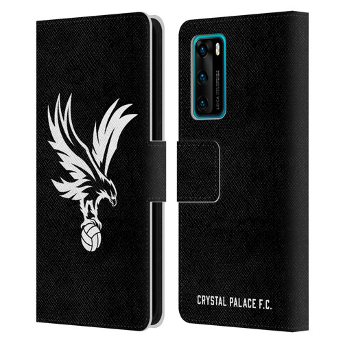 Crystal Palace FC Crest Eagle Grey Leather Book Wallet Case Cover For Huawei P40 5G