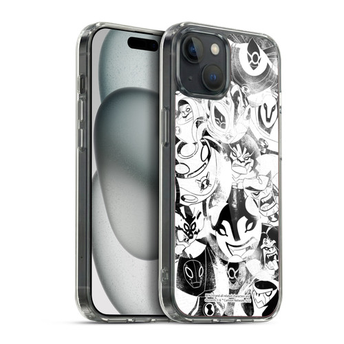 Ben 10: Ultimate Alien Graphics Ultimate Forms Soft Gel Case for Apple iPhone 15 Plus & MagSafe