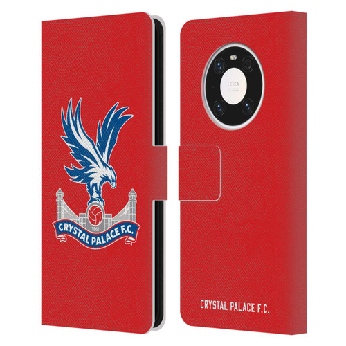 Crystal Palace FC Crest Eagle Leather Book Wallet Case Cover For Huawei Mate 40 Pro 5G